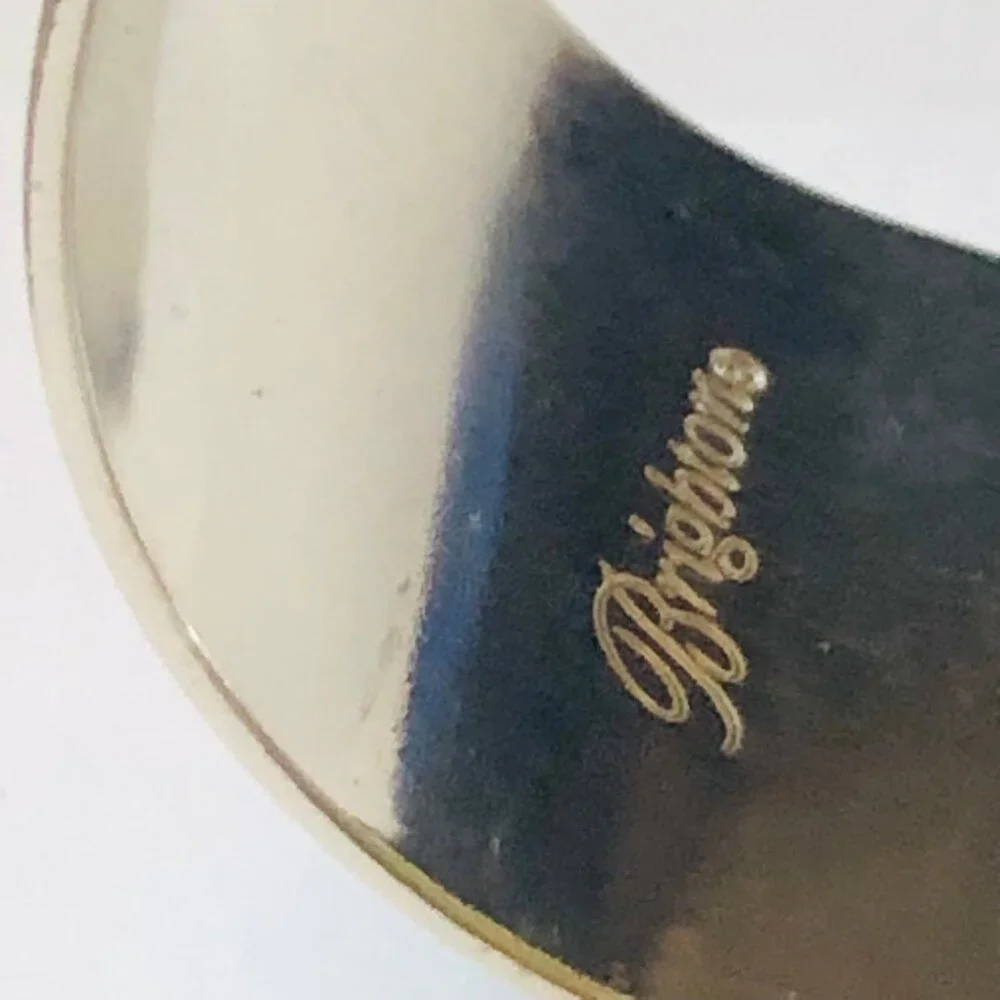 Brighton Multicolor Enamel Cuff Bracelet - Pink, Teal, Red, Yellow, Blue - Picture 6 of 6